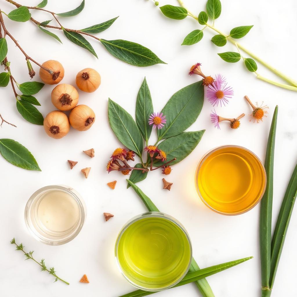 Natural botanical ingredients used in Venovixil Vein Care Cream